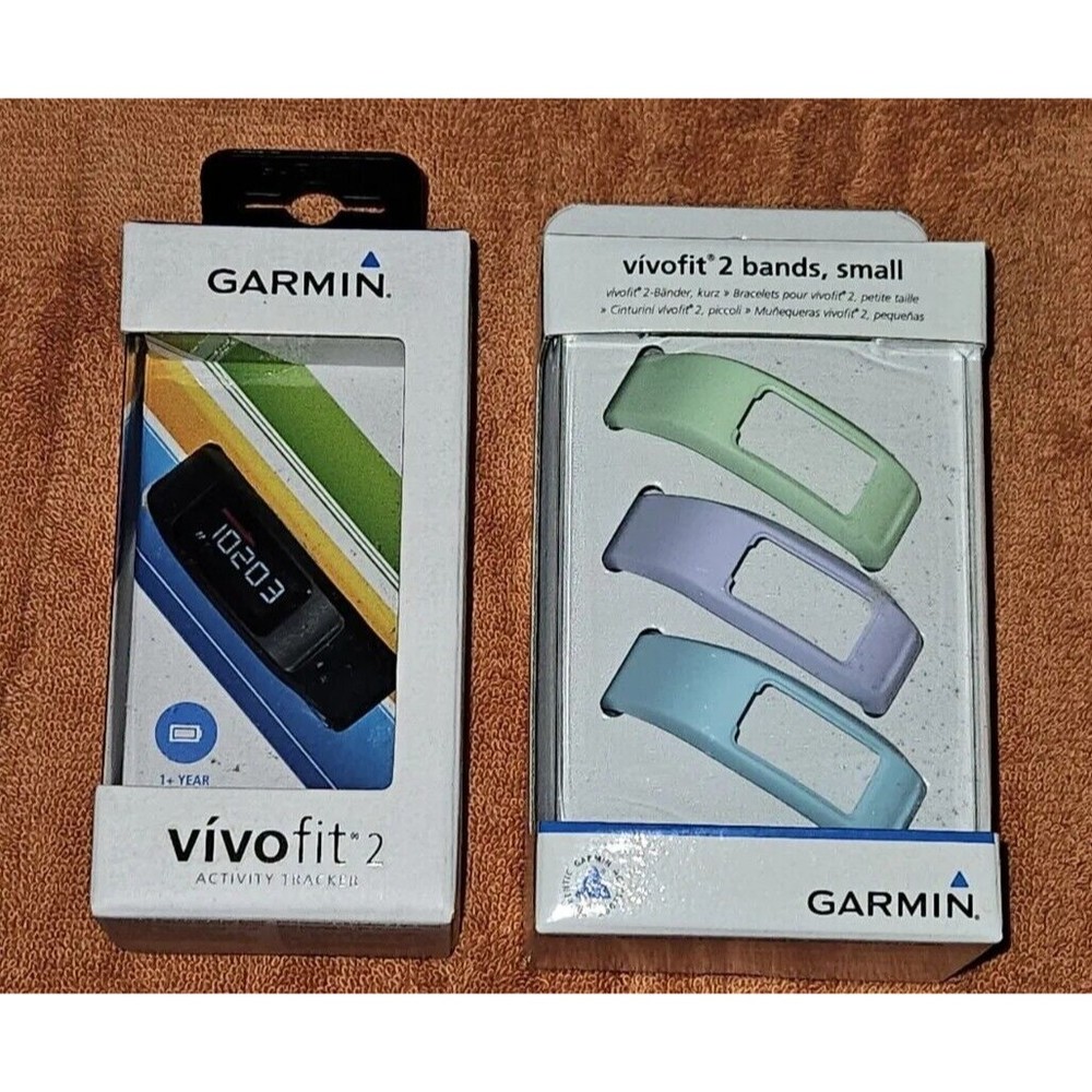 New Garmin VivoFit 2 Activity Tracker And Vivo Fit 2 Pk Of 3 Bands